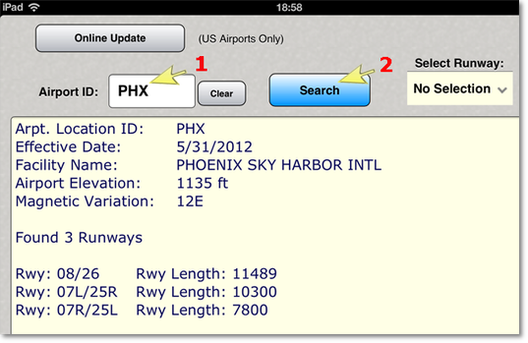 Airport Database - AFM Solutions Apps for iPad