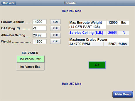 King Air HALO 250 Software