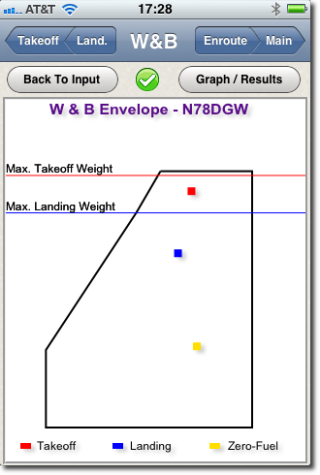 iphone weight and balance calculator